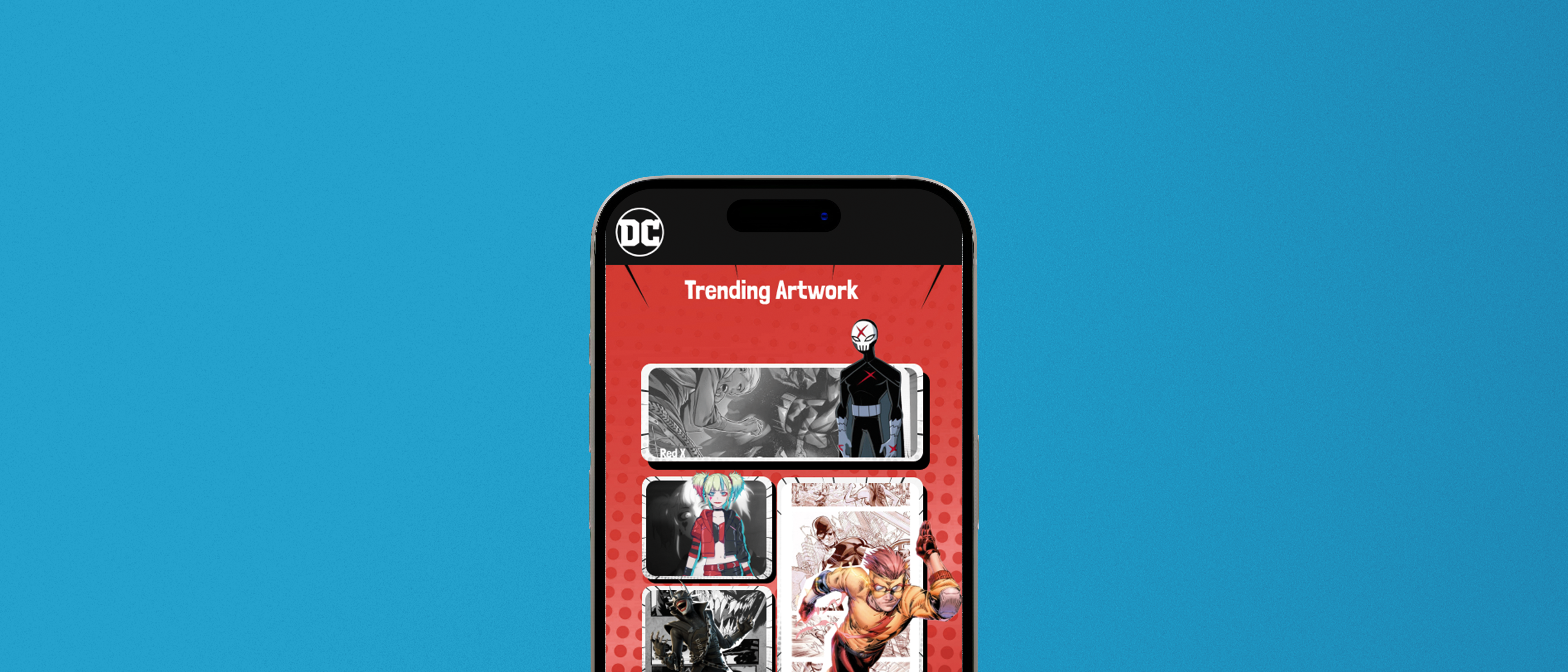 Hero Sketch app screen 2